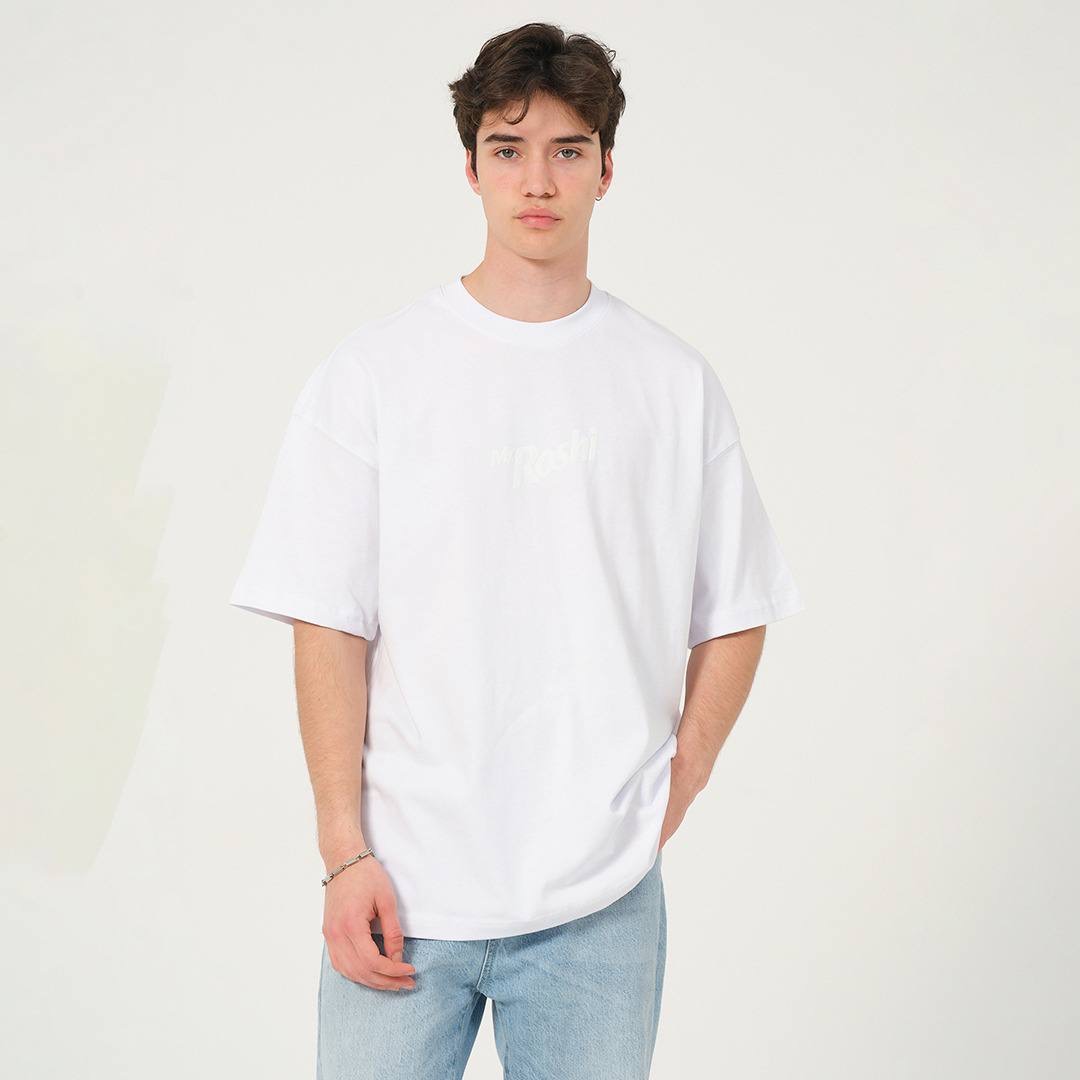 Mr. Roshi Oversize Beyaz Tişört