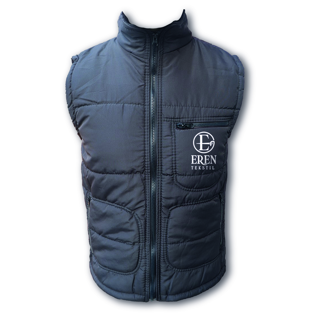 Softshell Şişme Sıfır Kol Mont